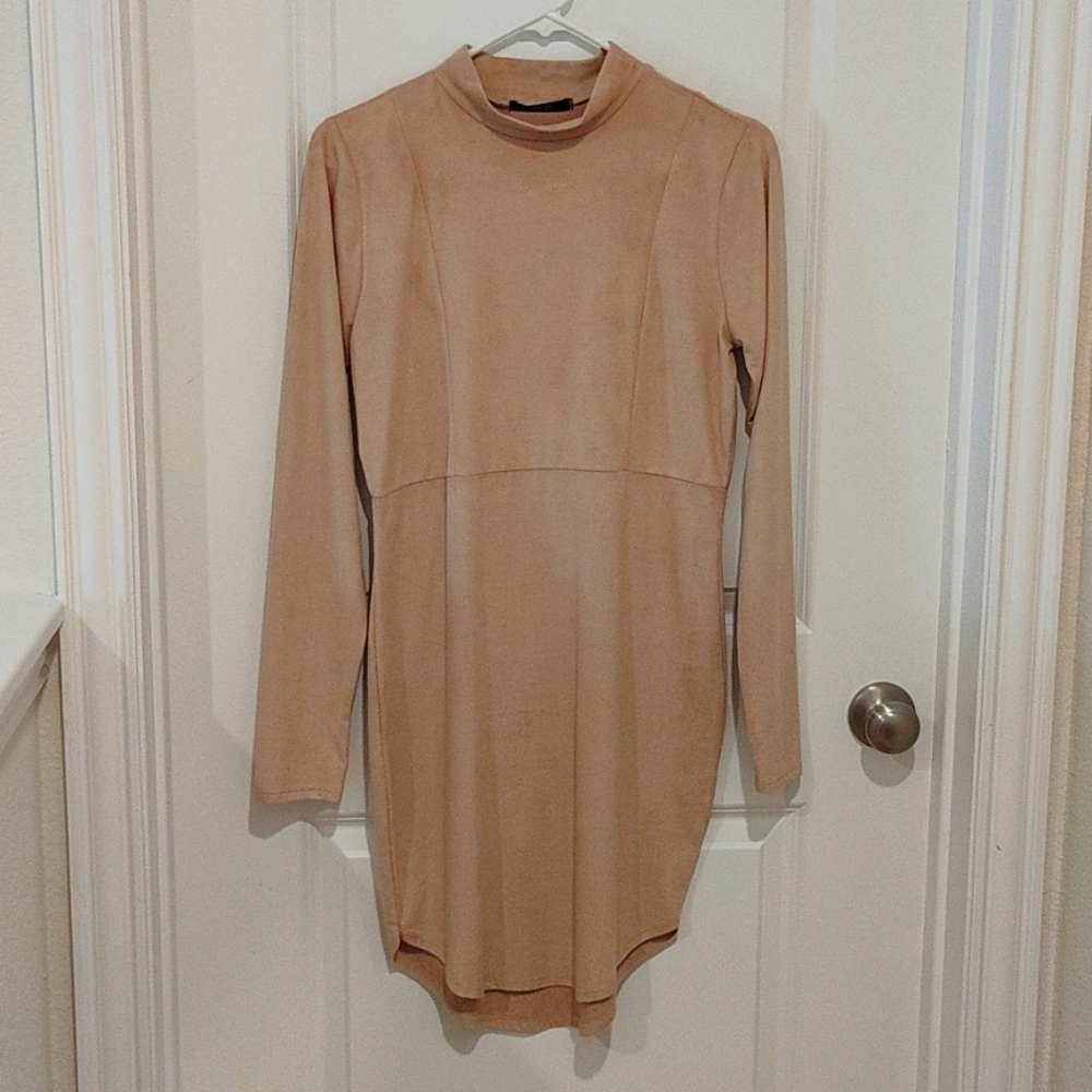 F21 Faux Suede Dress
